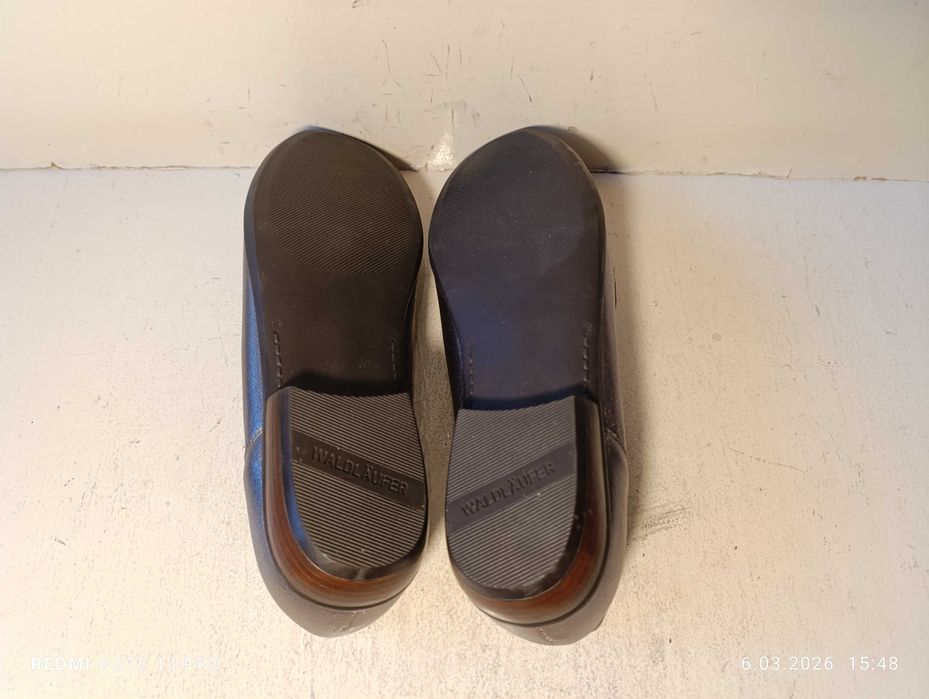 mokasyny skórzane Waldlaufer