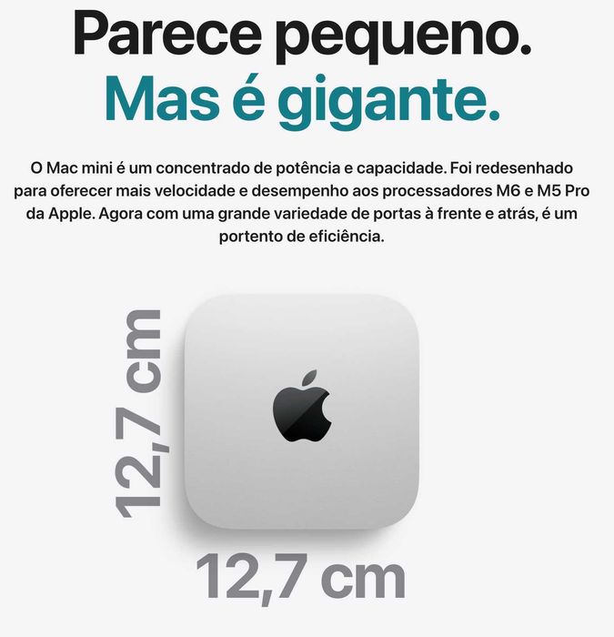 Apple Mac mini M6 2006 - NOVO e SELADO - SOB ENCOMENDA