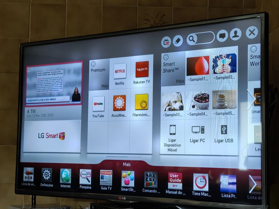 LG 42 polegadas usada Led