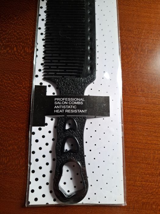 Pente de salão profissional hair comb antiestática e resistente calor