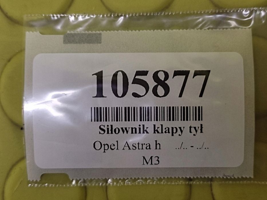 opel astra h hb siłowniki klapy tył