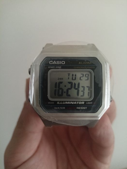 Zegarek męski casio b650wd-1a zegar iluminator retro nowy