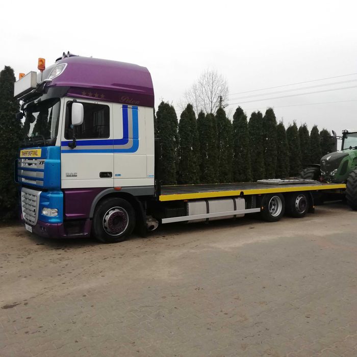 Transport Maszyn Rolniczych, Budowlanych, Pomoc Drogowa Laweta niskopodwozie.