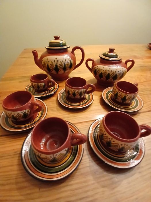 Serviço Café Pintado à Mão