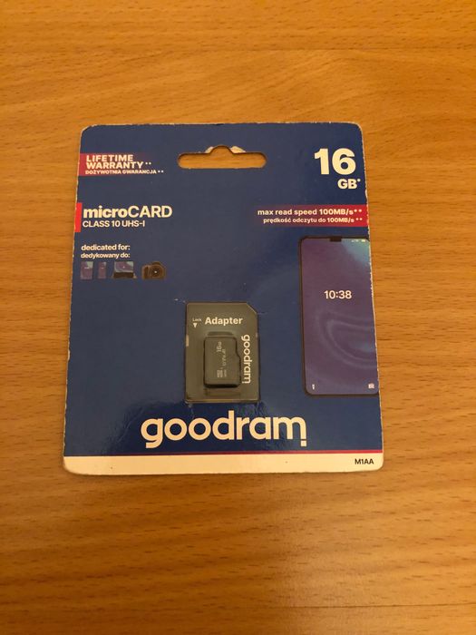 Cartão de memória 16 GB