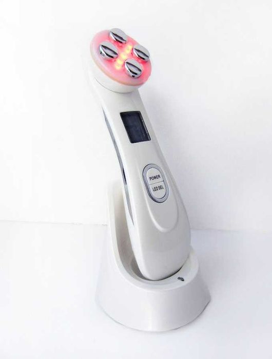 Апарат для обличчя мікротоки, електропорація, мезопорация, RF, LED