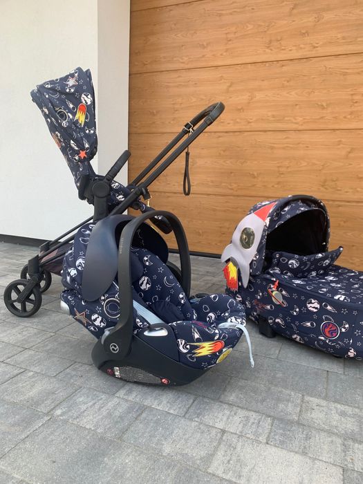 Wózek spacerówka gondola nosidełko cybex Priam Anna K Rocket Space