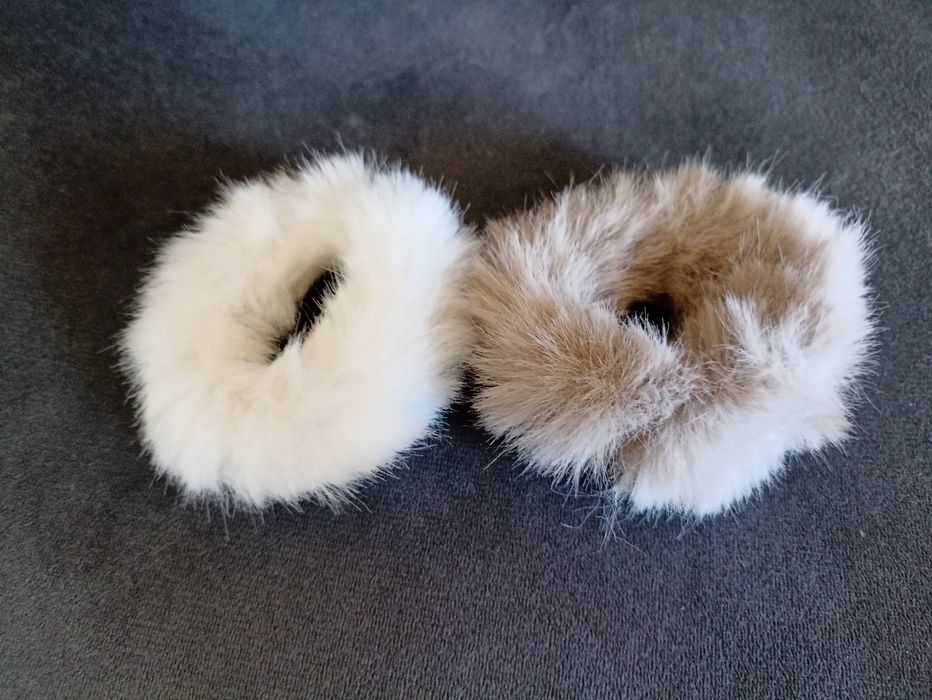 Набір пухнастих гумок для волосся