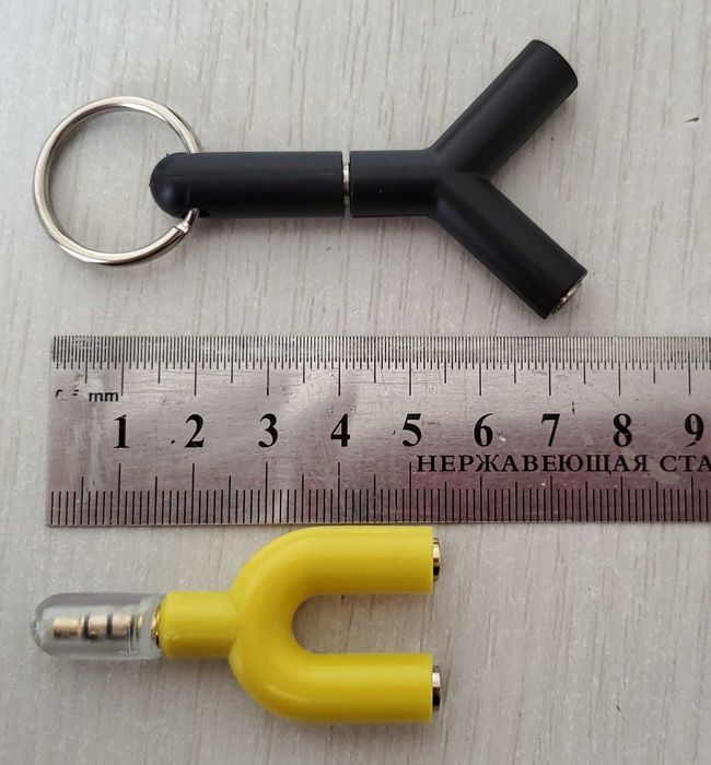 Разветвитель 3,5 мм. для наушников и микрофона. Адаптер, Переходник
