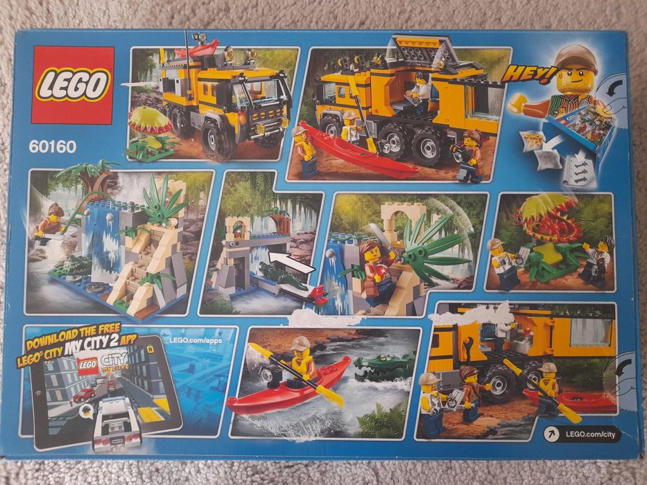 LEGO City 60160: Laboratório Móvel da Selva. Novo