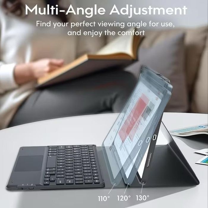 Capa com Teclado Bluetooth Samsung Galaxy Tab A7 – Nova