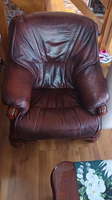 Komplet wypoczynkowy WANAT skóra