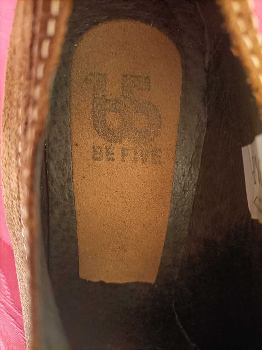 Botins castanhos em ótimo estado