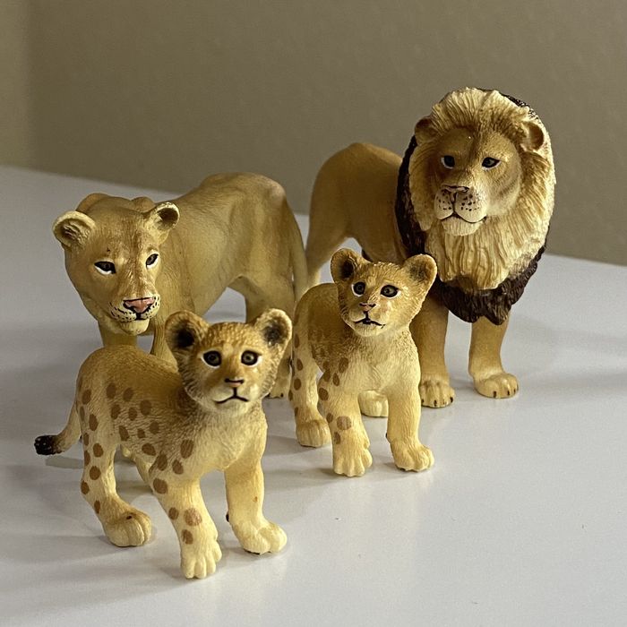 Фігурки тварин Schleich лев тигр гепард жираф зебра слон  динозавр