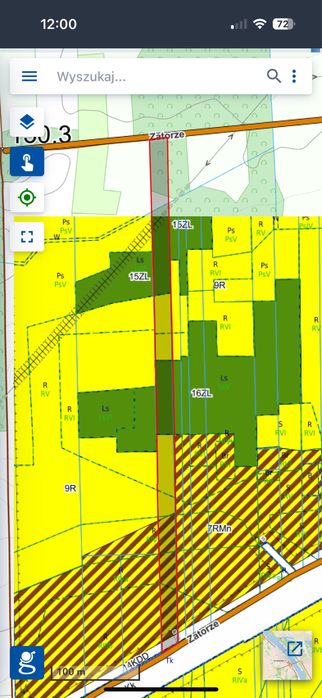 Bratoszewice – działka 11 051 m² | MPZP | las | PKP | blisko A1/A2
