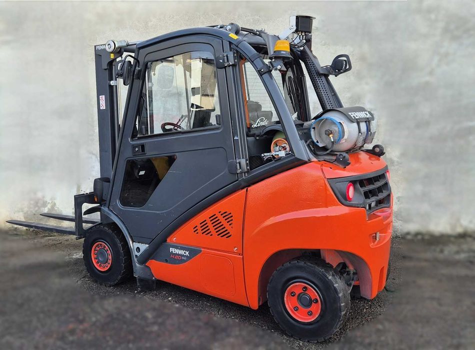 Linde H20-600 • wolny skok • KABINA • 4 sekcje • LEASING wózek H25
