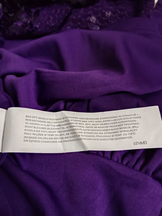 Lindíssima Saia Violeta de Lantejoulas para Réveillon