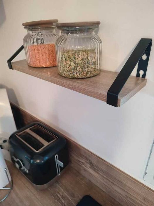 Kwietnik dekoracja ścienna loft 3 sztuki rustykalne zestaw