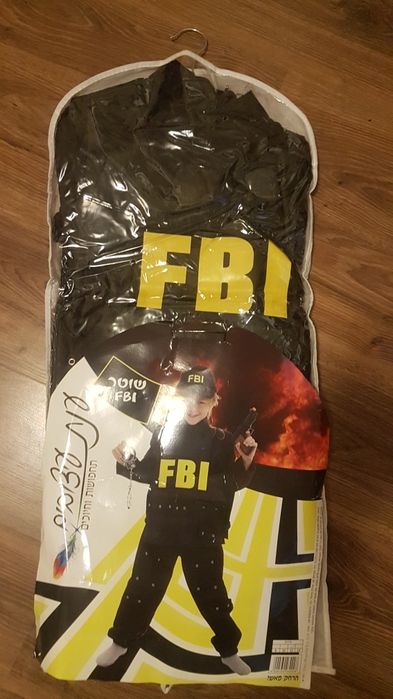 Детский костюм форма FBI чёрный