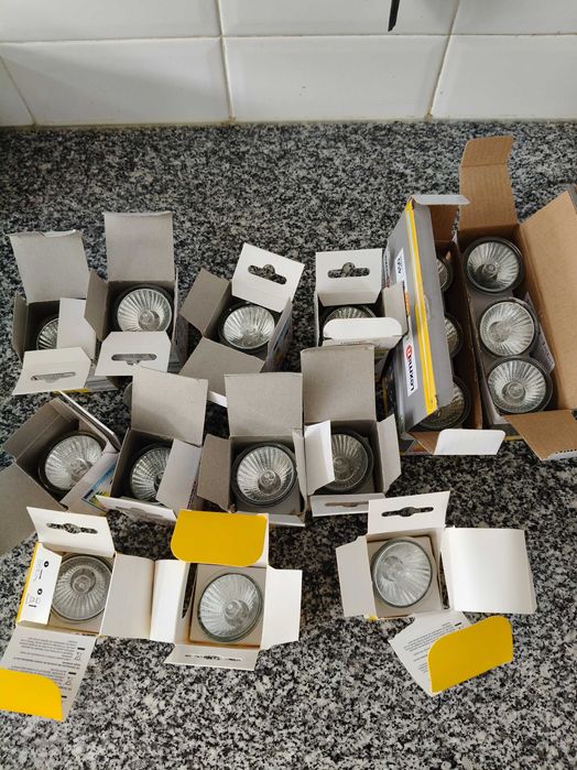20 Lâmpadas de halogéneo - 42w- luz amarela