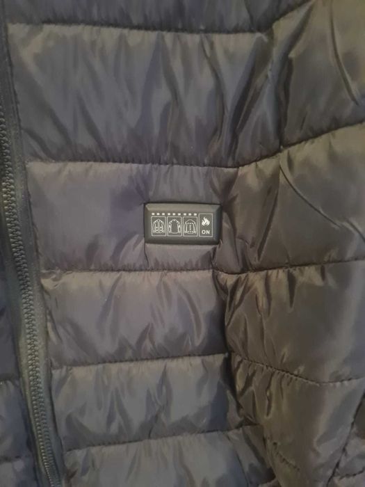 Casaco de aquecimento recarregável