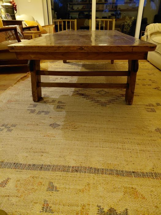 Mesa de centro rústica