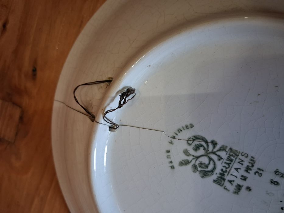 Talerze Włocławek PRL 2 szt