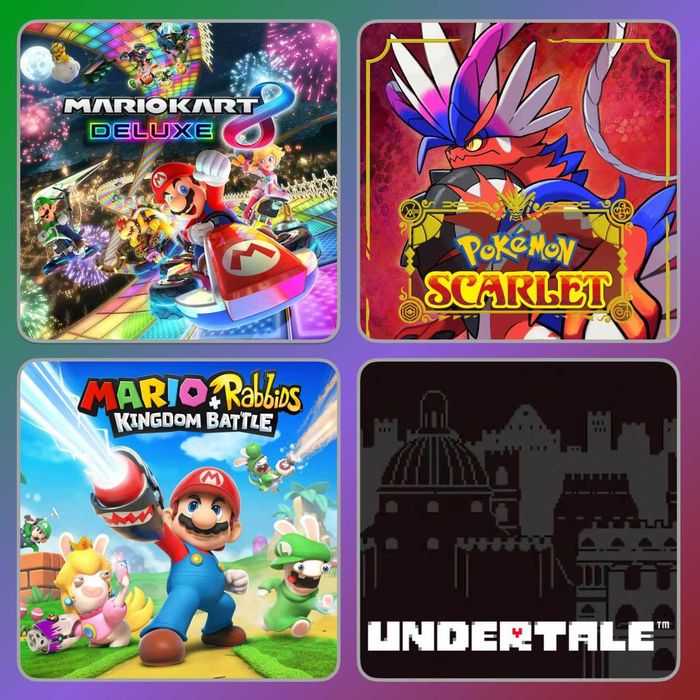 Игры Nintendo Switch Навсегда | Mario Kart 8 Deluxe, Pokemon Shield и Undertale