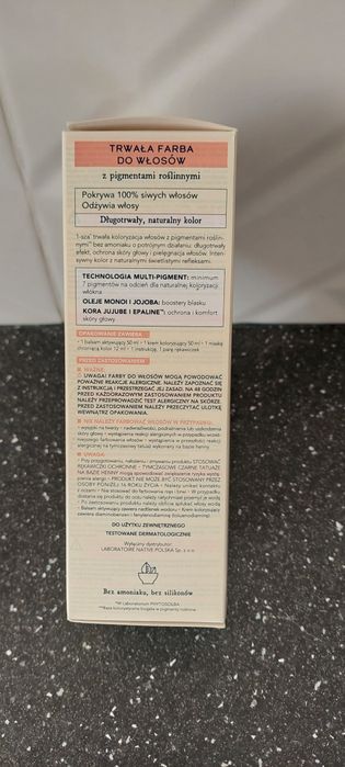 Phyto Paris 7.43 miedziany złoty blond / bez amoniaku, bez silikonów