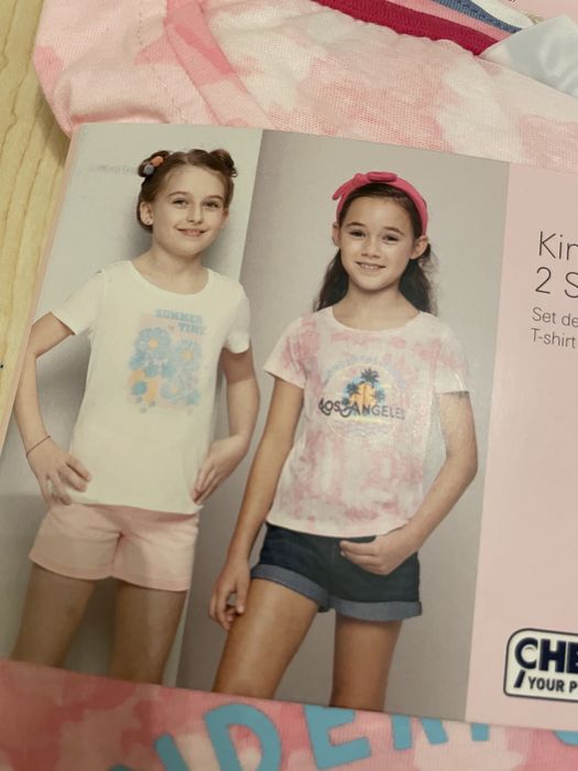 Набір з двох футболок для дівчинки
