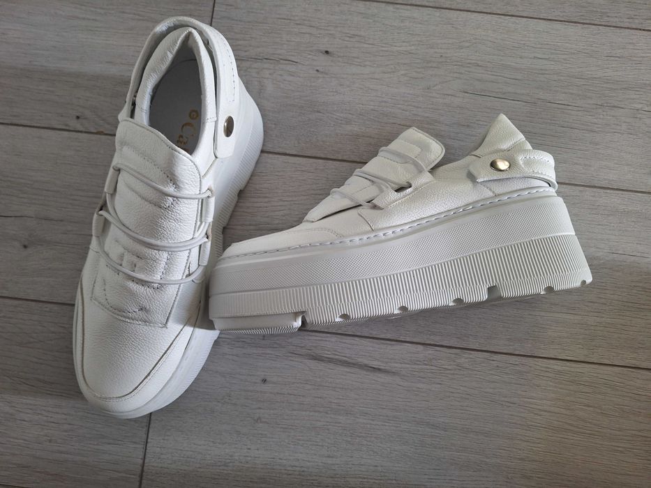 Sneakersy wysoka podeszwa 41