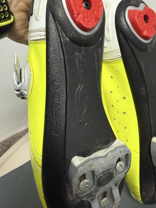 Sapatos encaixe Sidi carbono