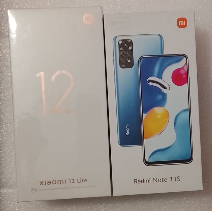 Mi Redmi Note 11s 128GB grafit Xiaomi 12 Lite 5G 128GB folia czarny