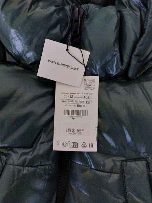 Фірмова куртка/пуфер Zara 152,164р.