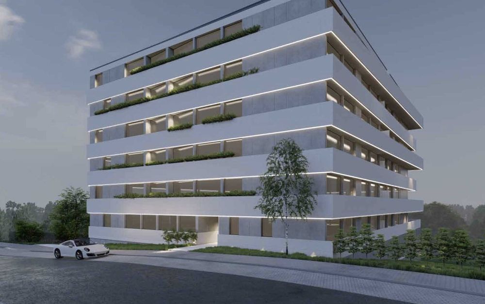 Apartamento T1+1 Novo no Centro de Canidelo, com Jardim e Paddle