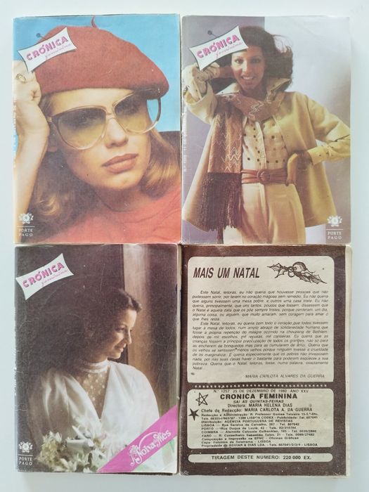 Revistas Crónica Feminina 1980