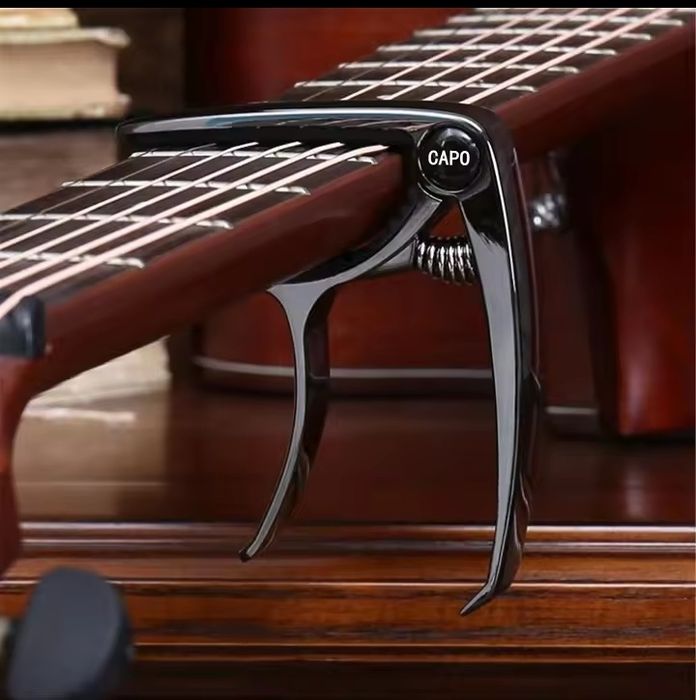 Каподастер Металевий гітарний каподастр алюмінієвий сплав, гітарний тю