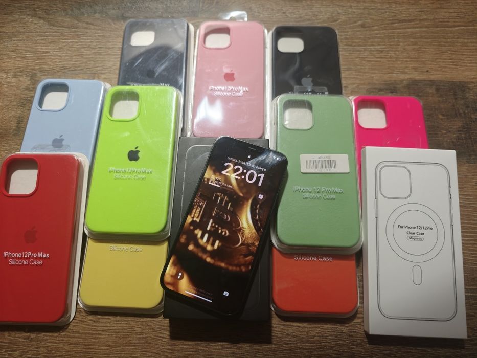 iPhone 12 Pro Max 6.7" 256GB Graphite, em bom estado