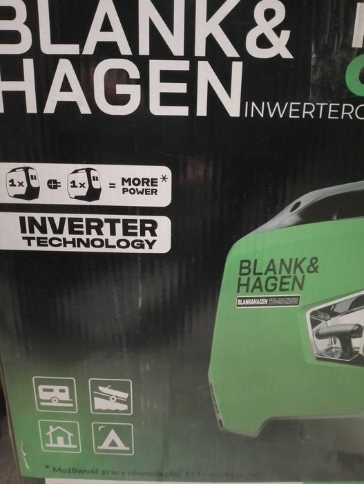 agregat prądotwórczy inwerterowy 1,8kw/230V BLANK&HAGEN