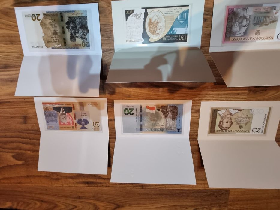 Banknoty kolekcjonerskie zestaw 15szt.