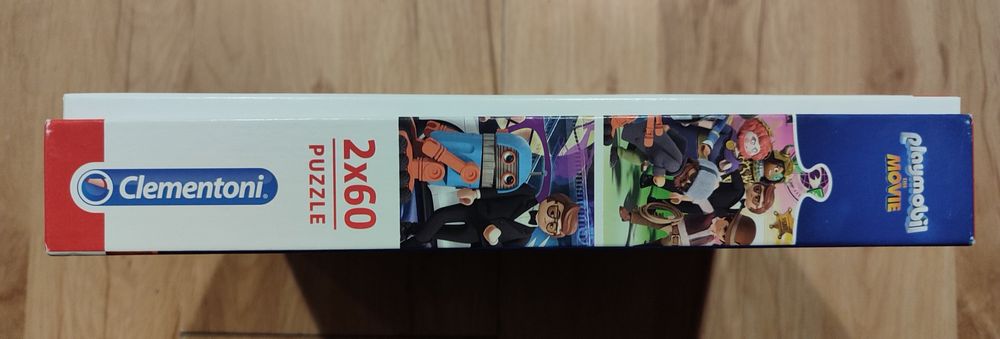 Puzzle 2w1 Playmobil The Movie, Clementoni, 60/60 elementów