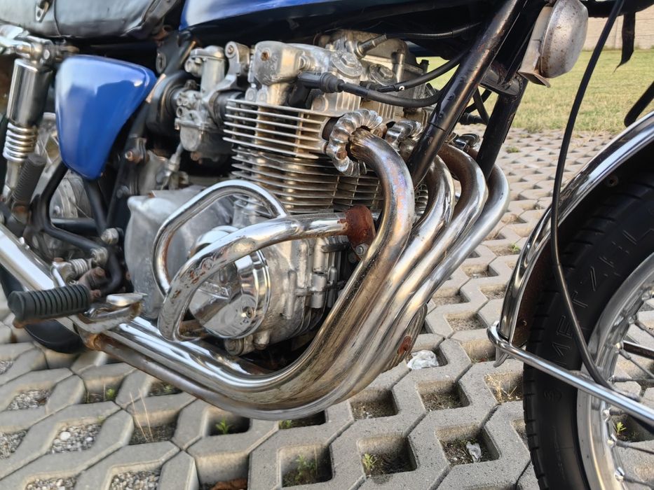 Honda CB550 F 1976 żółte tablice