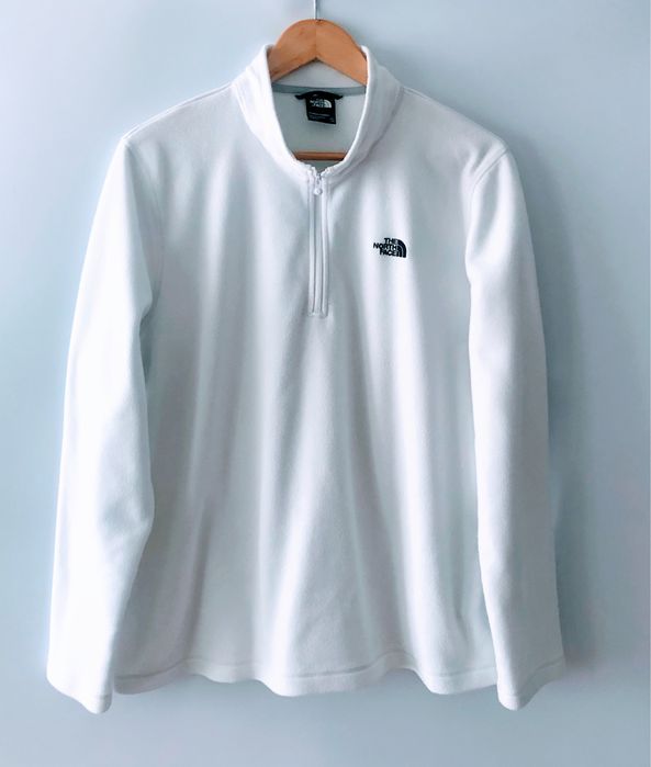 Жіноча біла флісова кофта  The North Face.