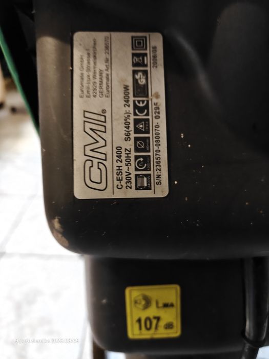 Rozdrabniacz do gałęzi 2400w CMI