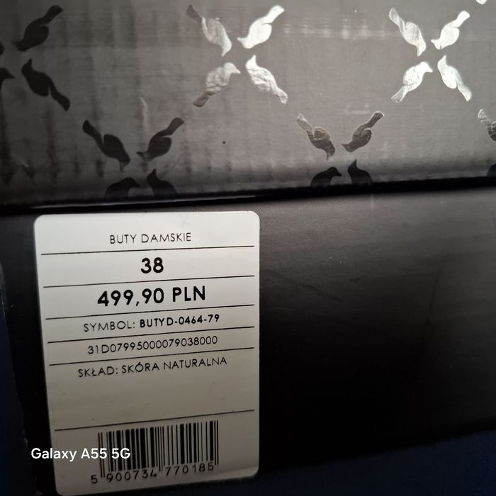 Piękne kowbojki botki OCHNIK skóra naturalna 38 wiosna