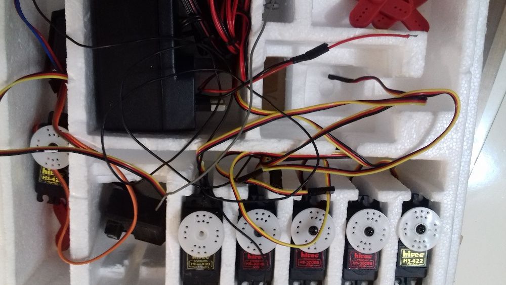 Radio control com vários servos