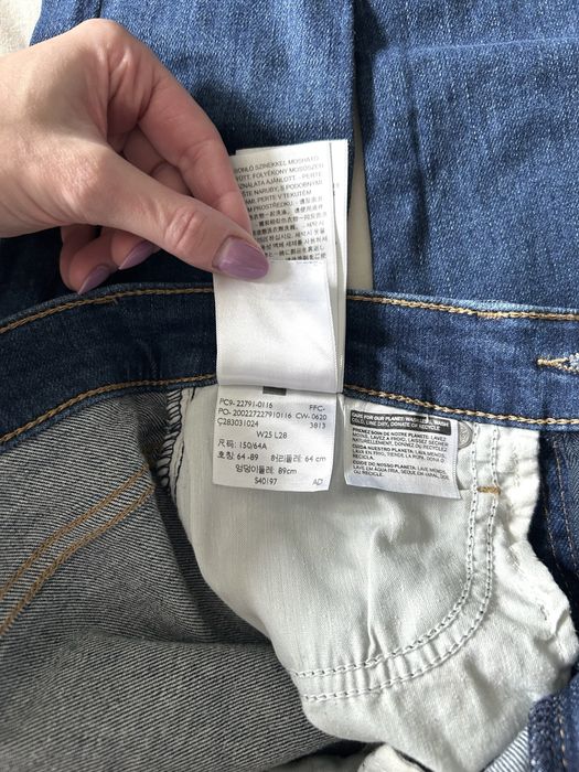Granatowe jeansy / dżinsy Levi’s