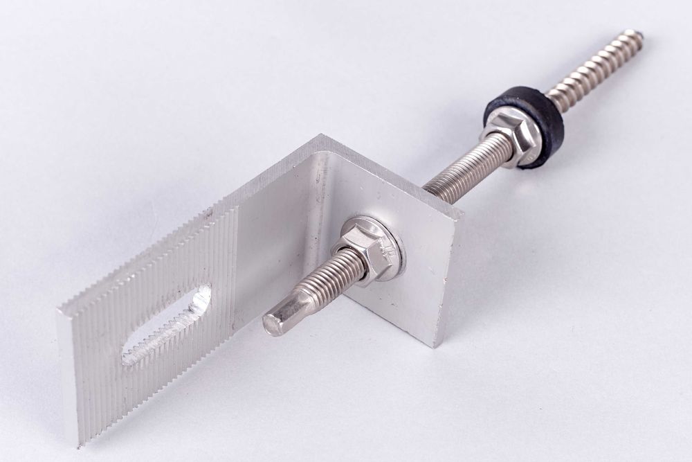 Кронштейн М10х200 для кріплення сонячних панелей алюмінієвих систем.