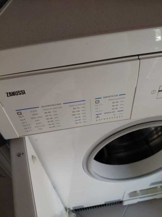 maquina secar roupa zanussi