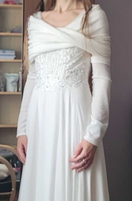 Etola ślubna rękawki